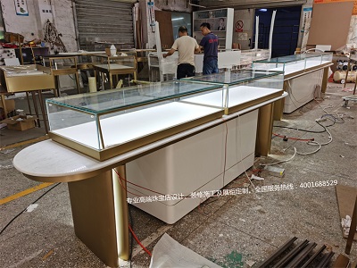 周干媽不銹鋼珠寶展柜定制