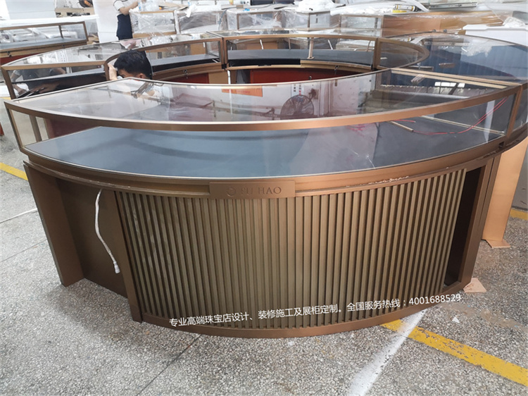 高端不銹鋼珠寶展柜