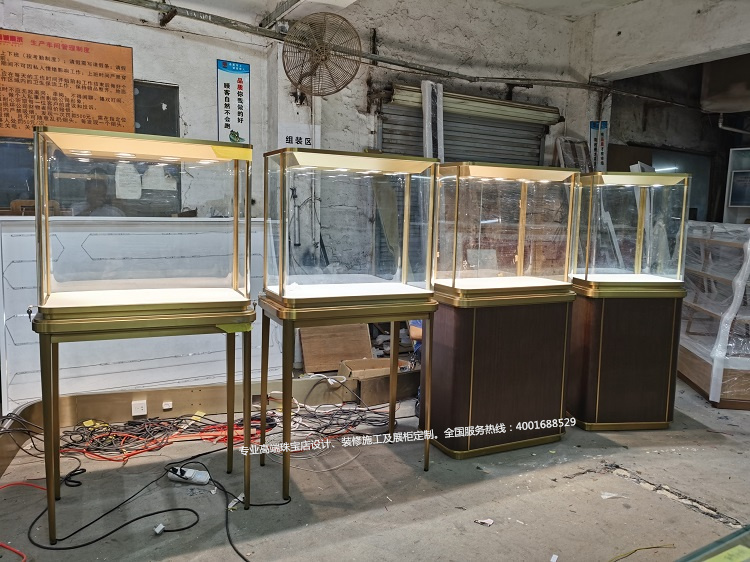 新中式翡翠玉器展示柜